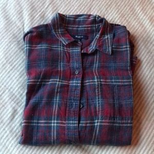 Long sleeve plaid flannel